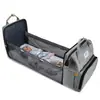 Nova Bolsa de Maternidade Dobrável para Berço Grande Capacidade Multiuso para Passeio Bolsa para Mãe e Bebê Mochila Leve de Viagem Bolsa de Maternidade