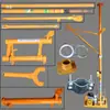 Conjunto Completo de Acessórios para Guindaste de Interior Alimentador Pequeno Guindaste Guindaste de Janela e Porta Conjunto Completo de Suportes Todos os Acessórios