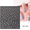 Pegatinas Transfronterizas para Uñas New Nail Art estilo Ins Europeo y Americano para Halloween Fantasma Luminoso Cicatriz Ojo de Zombi Finas y Resistentes Pegatinas para Uñas