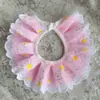 Bufanda de encaje babero toalla para babas de perro perro pequeño babero para perro babero para gato accesorios Teddy Samo