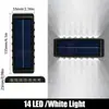 Iluminação Solar Externa Cuidadosamente Selecionada para Gramados, Degraus, Corrimãos de Escadas, Luzes Decorativas para Caminhos, Arandelas de Parede, Arandelas de Fachada e Luzes de Jardim