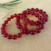 Joyería Pulsera de Cera de Abejas de Segunda Generación Ámbar Báltico Rojo Vino Ámbar Sangre Cera de Abejas Pulsera de un Círculo Cuentas de Buda Rosario Venta al por Mayor