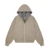 Sudadera Cardigan de Ajuste Limpio para Primavera y Otoño para Hombres y Mujeres, Estilo Coreano, Simple, Holgada, Casual, Retro, Estilo Perezoso con Capucha