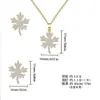 Juego de Collar y Aretes Cobre Perla Brillante Chapado en Oro Cobre No Decolorable Lujo Ligero de Alta Gama Joyería al por Mayor Transfronteriza para Mujer