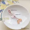 Atacado Corda Tecida à Mão DIY Pequeno Pingente Joias Pulseira Acessórios Pequeno Pingente Estilo Rosa Vidro Botão de Pressão para Roupas