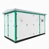 Subestación fija fotovoltaica integrada transformador de caja estilo europeo 630kva transformador de alumbrado público caja de distribución móvil exterior Leidezhzhu