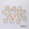 Xiaohongshu Mais Vendido Camélia Abs Colar Acessórios Brincos Contas Soltas Flor de Sapato Material Artesanal Flor de Resina