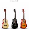 Guitarra folk grande en stock al por mayor Guitarra de comercio exterior 38, 40 pulgadas guitarra acústica folk toda madera de tilo ligero