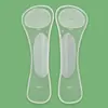 Plantillas de Tacón Alto con Cojín de Siete Puntos y Soporte de Doble Arco para Mujer, Almohadillas de Masaje Elásticas Suaves que Absorben los Golpes en el Arco, Soportes Transparentes para la Planta del Pie