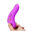 Vendas Transfronteiriças Fornecimento Dedais Vibratórios Brinquedos Sexuais para Casal Adulto Vibrador Masturbador Fábrica da Fonte Roxa