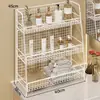 Prateleira Organizadora para Pia de Banheiro, Organizador de Copos e Cosméticos, Estante Organizadora de Camadas para Produtos de Skincare de Banheiro de Mesa