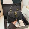 Bolso de Hombro Tejido de Alta Calidad para Mujer 2026 Nuevo Principios de Primavera Retro Pequeño Cuadrado para Hombro Cruzado Bolso de Mano para Mujer