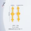 Tienda de oro con oro de arena de Vietnam accesorios DIY flor anillo de seda entrelazado amor geométrico cuadrado pulsera collar accesorios