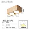 Balde lâmpada de cabeça dupla led spot lâmpada casa quarto sala de estar sem lâmpada principal iluminação nórdica corredor teto aberto downlight