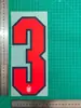 Colección de Números Individuales para Camiseta de Local de Inglaterra Copa del Mundo 2026 Talla Adulto Números y Letras para Camiseta Transferencia Térmica Números Calientes