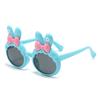 Moda crianças óculos de sol silicone polarizado bonito orelhas de coelho meninas óculos de sol proteção solar UV óculos de meninos