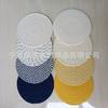 Posavasos de línea amarilla transfronteriza de 4 piezas multiusos para mesa de cocina, tapete para ollas, posavasos antiescaldante antideslizante, entrega rápida