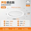 Foco empotrable LED ultraplano con sensor de radar infrarrojo para cuerpo humano para uso en propiedades y hogares, foco de techo controlado por voz para pasillos