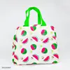 Bolsa de almuerzo de fieltro impresa, material de fieltro, bolsa para lonchera rellena de algodón, bolsa bento de algodón, bolsa de picnic portátil, fabricante personalizado