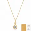 Collar de Plata de Ley S925 con Símbolo de Infinito de Moissanita Dinámica, Collar de Moissanita Todo Plata para Mujer, Venta al por Mayor Transfronteriza