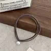 Diadema de Perlas Estilo Coreano Cuerda para el Cabello Chica Mori Banda de Goma Alta Elástica Niña del Cabello Accesorios Simples y Lindos para el Cabello