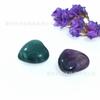 Piedra de ágata de cristal natural de 20 mm, adornos de amor, piedra desnuda en forma de corazón no porosa, decoración de joyas, accesorios de corazón