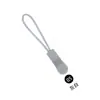 Moldeado por Inyección de PVC Tirador de Cremallera Desmontable Ropa Bolsas Accesorios de Cabeza de Cremallera Cordón de Cremallera Cabeza Tiradora Diseño Desmontable