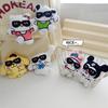 Colgante de muñeca estilo Sanrio con dibujos animados creativos y gafas de sol, regalo para estudiantes de Cinnamon Dog Meile Pacha.