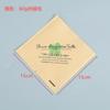 Bolsa Triangular de Papel Kraft Desechable a Prueba de Aceite Bolsa de Papel Paquete Puff Comida Carne Panecillos Bolsa de Papel