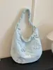 Bolsa tote casual de gran capacidad, bolso de hombro, bolso de mano, nicho transfronterizo, versátil para primavera y verano, tendencia de moda artística estilo coreano