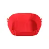 Molde Popular de Silicona para Freidora de Aire de Amazon Silicona de Grado Alimenticio 75g Molde Cuadrado de Silicona para Hornear en Freidora de Aire