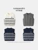 Chaleco de Punto para Niños Kaka Panda Ropa de Otoño para Niños Tops Casuales de Otoño para Niñas Chaleco de Primavera y Otoño para Bebé