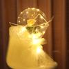 Flor Rosa Brilhante de LED Bola Bobo Popular nas Redes Sociais para o Dia dos Namorados Chinês Buquê Brilhante de Mão Balão Presente