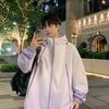 Traje Escalador Artístico Estilo Hong Kong Chaqueta de Carga para Hombre Nueva Otoño 2024 Casual Exterior con Capucha Chaqueta para Hombre
