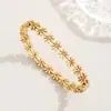 Lele Jewelry Atacado Transfronteiriço Pulseiras de Aço Inoxidável de Alta Qualidade Galvanizadas, Joias Femininas de Nicho de Luxo Leve, Mais Vendidas na Europa e América
