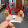 Horquilla para tocado de astas Clip de Navidad de hada del bosque Pinza para el pelo de mujer Accesorios para el pelo Pinza linda Vestido Al por mayor