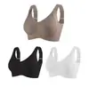 Sujetador Seamless Cruzado Ajustable para Mujeres con Busto Grande, Minimizador de Apariencia, Anticaída, Copas Completas, Sujetador para Recoger el Pecho Lateral