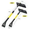 Pala de Nieve para Coche Retráctil Cepillo de Nieve para Coche Raspador de Hielo Multifuncional Cepillo Barridor de Nieve Herramientas de Limpieza de Nieve de Invierno Venta al por Mayor
