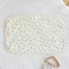 Almohada de gasa de algodón, almohada de nube para bebés recién nacidos de 0 a 12 meses, almohada para bebés pequeños, almohada plana, almohada antisaliva, toalla