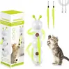 Brinquedo Interativo Inteligente para Gatos com Cauda de Presa Substituível Brinquedo de Minhoca com Movimento Inteligente para Gatos de Interior Design de Lagarta Interativa Brinquedo para Gatos e Cachorros
