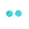 Pendientes Redondos de Acrílico Aguja de Plata Dopamina, Exagerados, Dulces, Simples, Modernos, Versátiles Pendientes de Tachuela para Fiesta, Geométricos