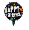 Balão de Foguete Forma de Astronauta Desenho Animado Espaço Festa de Aniversário Decoração Homem-Espaço Lobo Mau Foguete Balão de Filme de Alumínio