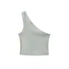 167-Regata Sexy Slim-Fit Emagrecedora Estilo Europeu e Americano para Mulheres Moda Nova Primavera e Verão 2026 Top Hot Girl Sem Ombro