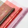 Brilhante Coração Romântico Cristal Flor Opp Papel de Embrulho Flor de Celofane Translúcido Feita à Mão Loja de Flores Materiais Florais