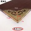 Protetores de Canto de Bronze Antigo Bordas de Caixa de Madeira de Cânfora Protetores de Canto de Cobre Ferragens para Móveis Chineses Flor de Canto Três Lados Peça de Canto de Nuvem Auspiciosa