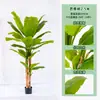 Plantas Verdes Artificiales al por Mayor, Decoraciones de Interior Estilo Nórdico, Plataneros Ornamentales Grandes, Plantas de Platanero Artificial en Maceta