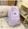 Mochila Estilo Universitario Nueva para Estudiantes, Unisex, Gran Capacidad, Impermeable, Bolsa Escolar Reductora de Peso, Bolso de Hombro Simple y Ligero