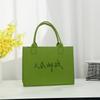 Bolsa de Fieltro para Mujer Portátil al por Mayor Bolsa de Fieltro Bolsa de Mano de Regalo Moda Promoción Publicitaria Celebridad de Internet Bolsa de Mano de Fieltro