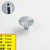 Maçaneta de Porta de Guarda-Roupa Prata Cromada Estilo Francês Latão Maçaneta de Latão para Gaveta de Móveis Minimalista Moderno Cozinha Prata Brilhante