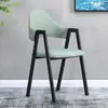 Cadeira de jantar nórdica de luxo leve, cadeira de lazer para casa, encosto simples, banco de mesa, cadeira em formato de A, mesa e cadeira para restaurante e casa de chá